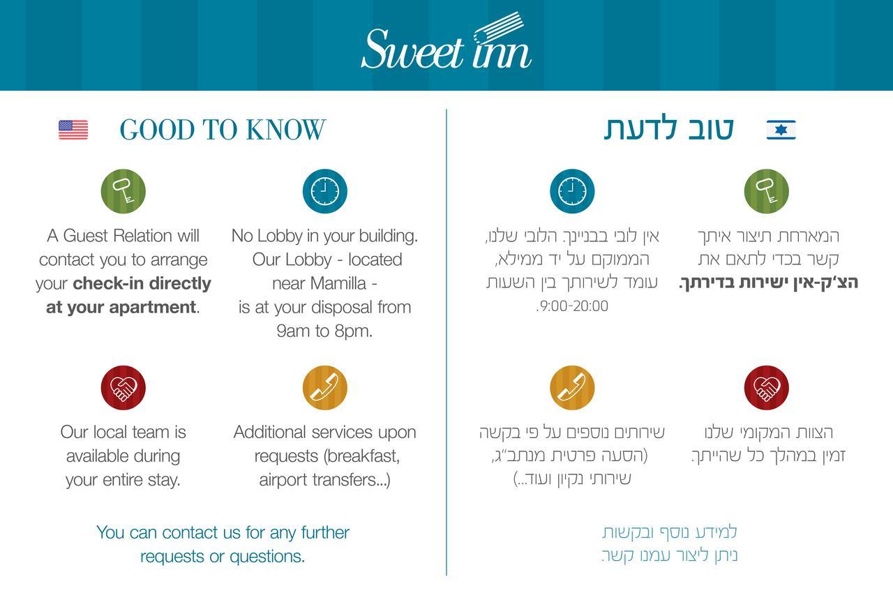 Sweet Inn - Smats Street Jerusalem Ngoại thất bức ảnh